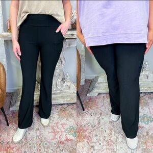 Black Stretch Leggings with Slim Fit